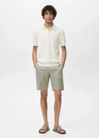 100% bavlna, jemně pletené polo tričko