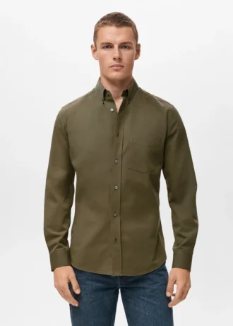 100% bavlna, košile s kapsou a regular fit střihem