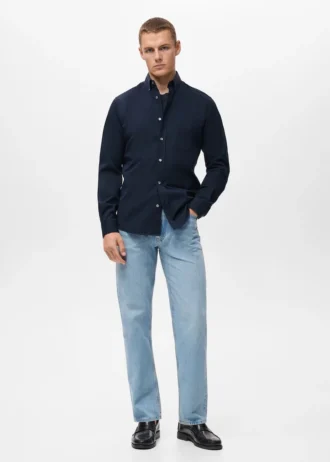 100% bavlna, košile s kapsou a regular fit střihem