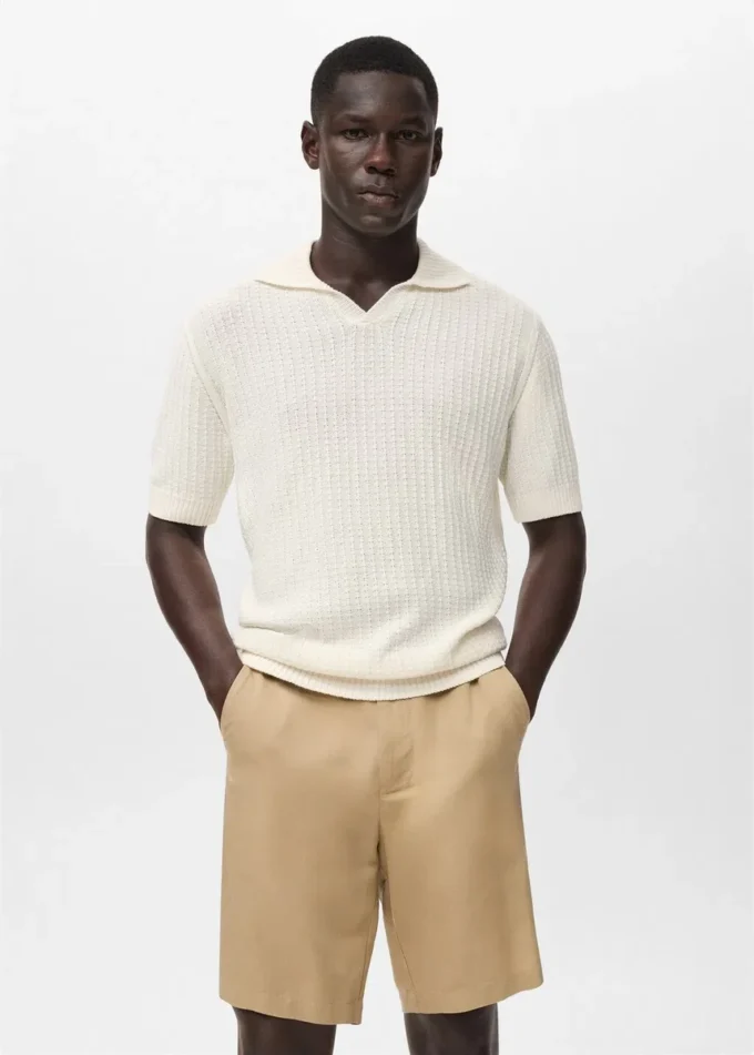 100% bavlna, pletená struktura polo 100% bavlna, pletená struktura polo