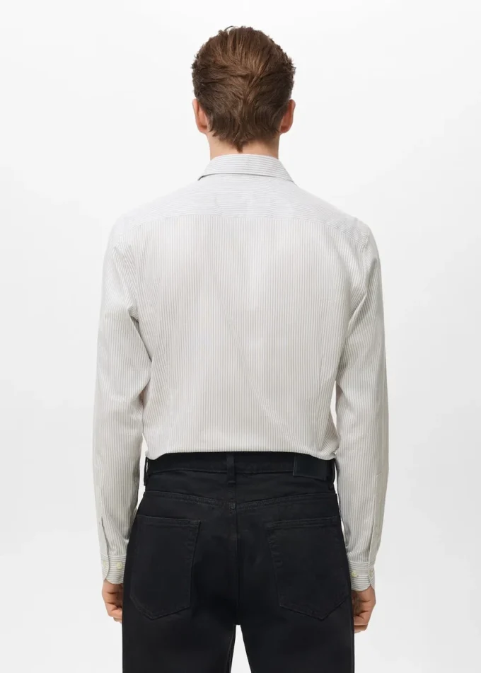 100% bavlna, slim fit, pruhované tričko 100% bavlna, slim fit, pruhované tričko