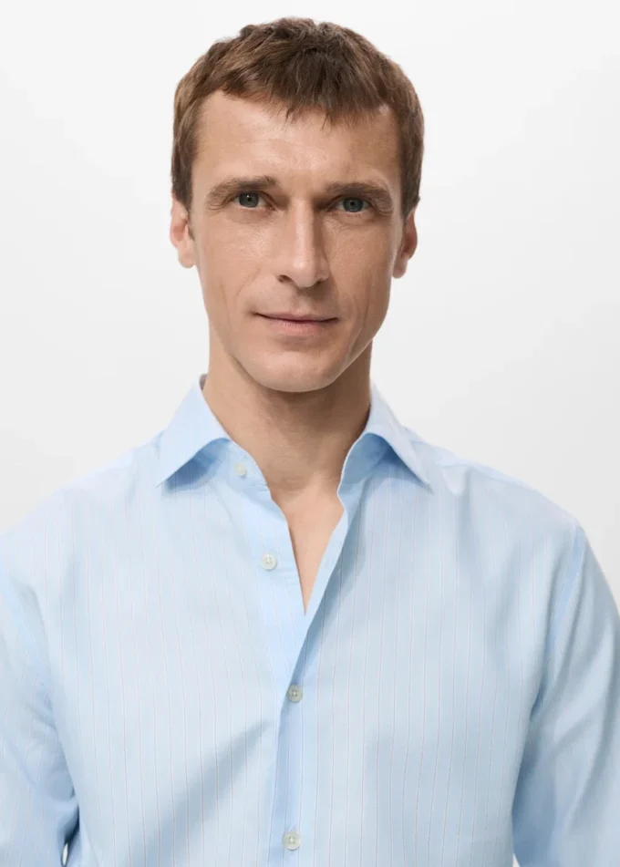 100% bavlna, slim fit, pruhované tričko 100% bavlna, slim fit, pruhované tričko