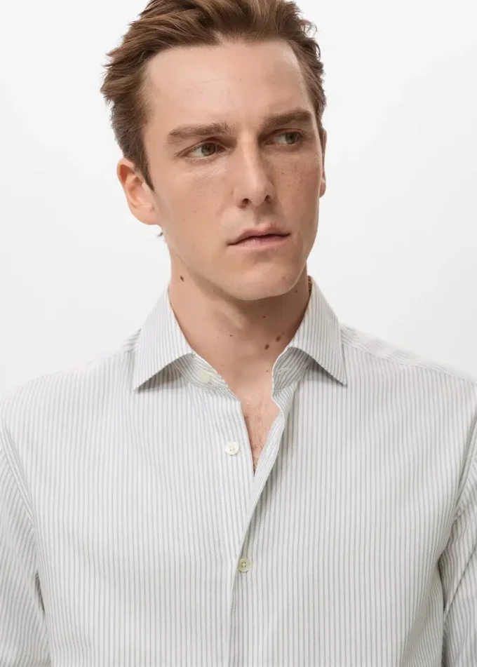 100% bavlna, slim fit, pruhované tričko 100% bavlna, slim fit, pruhované tričko