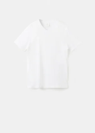 100% bavlna, slim fit, tričko s výstřihem do V