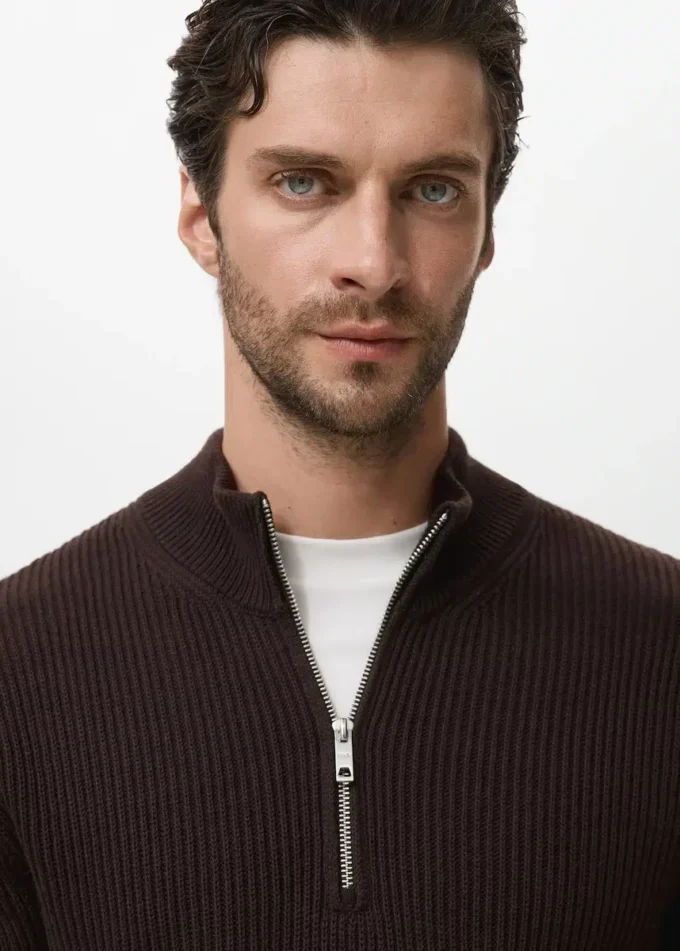 100% bavlna, svetr s výstřihem Perkins 100% bavlna, svetr s výstřihem Perkins