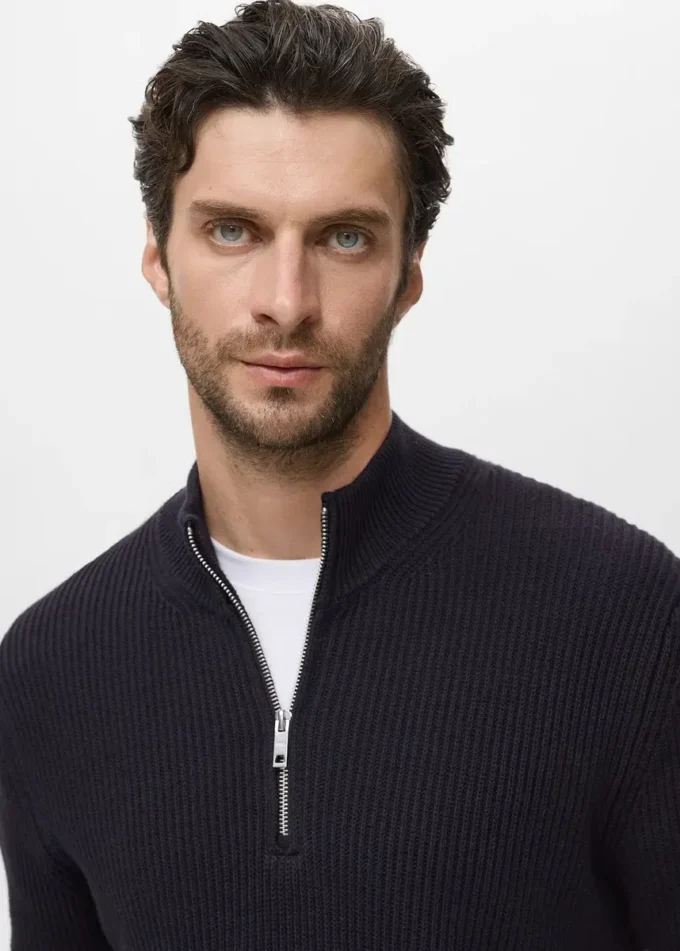 100% bavlna, svetr s výstřihem Perkins 100% bavlna, svetr s výstřihem Perkins