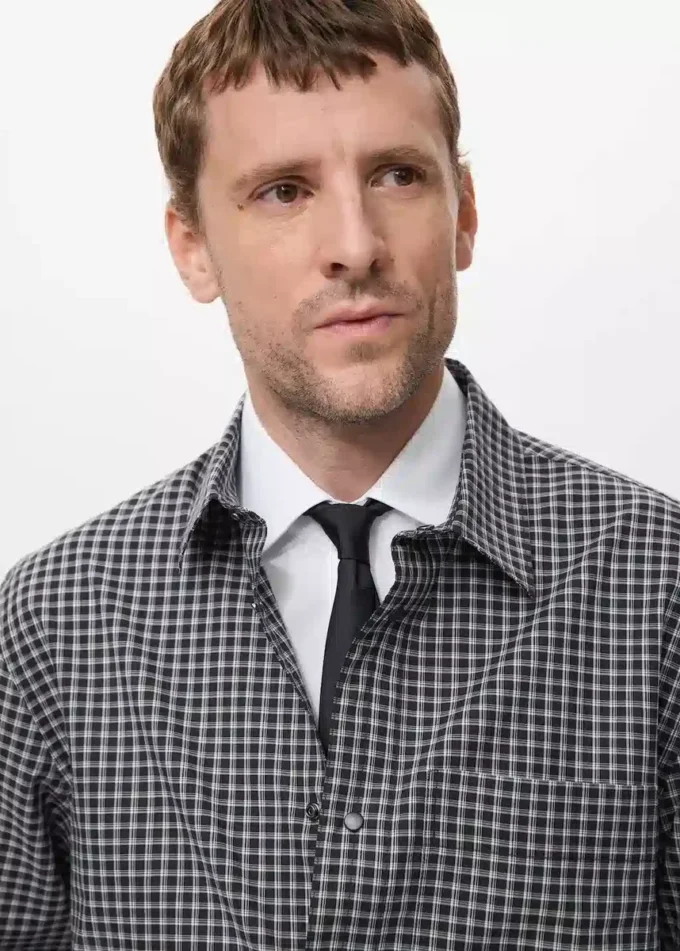 100% bavlna, volný střih, kostkovaná košile 100% bavlna, volný střih, kostkovaná košile