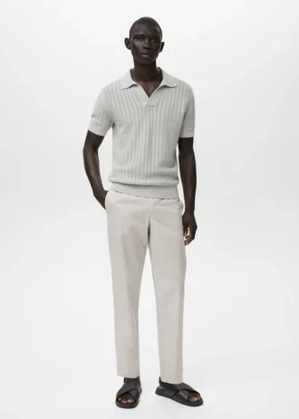 100% bavlněné kalhoty slim fit