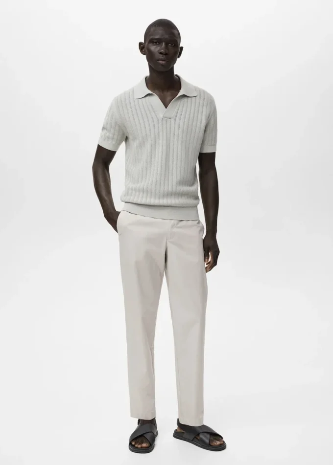 100% bavlněné kalhoty slim fit 100% bavlněné kalhoty slim fit