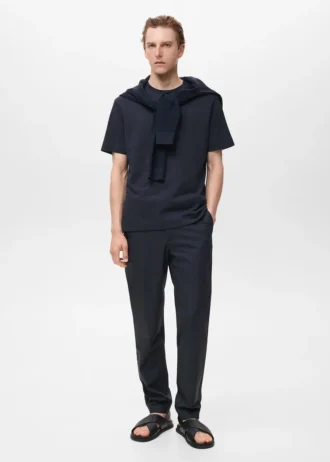 100% bavlněné kalhoty slim fit