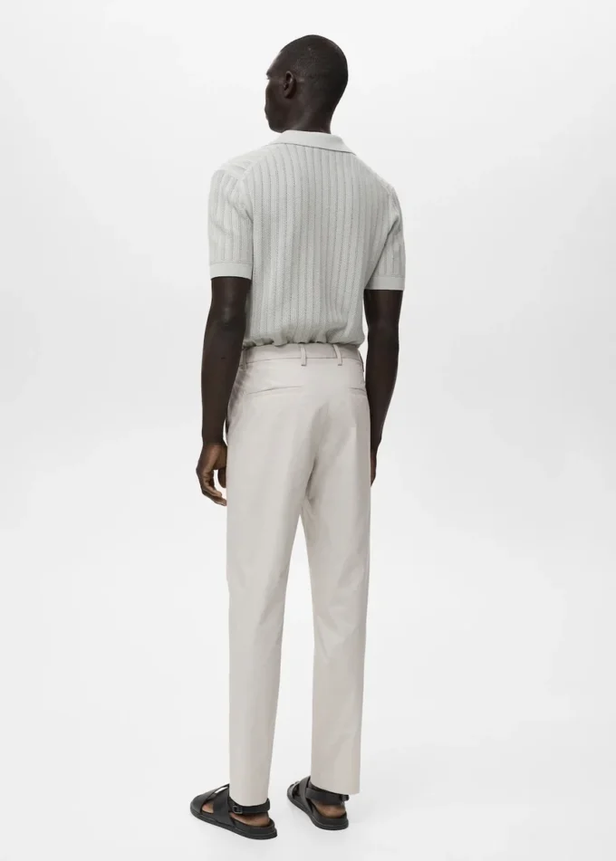 100% bavlněné kalhoty slim fit 100% bavlněné kalhoty slim fit