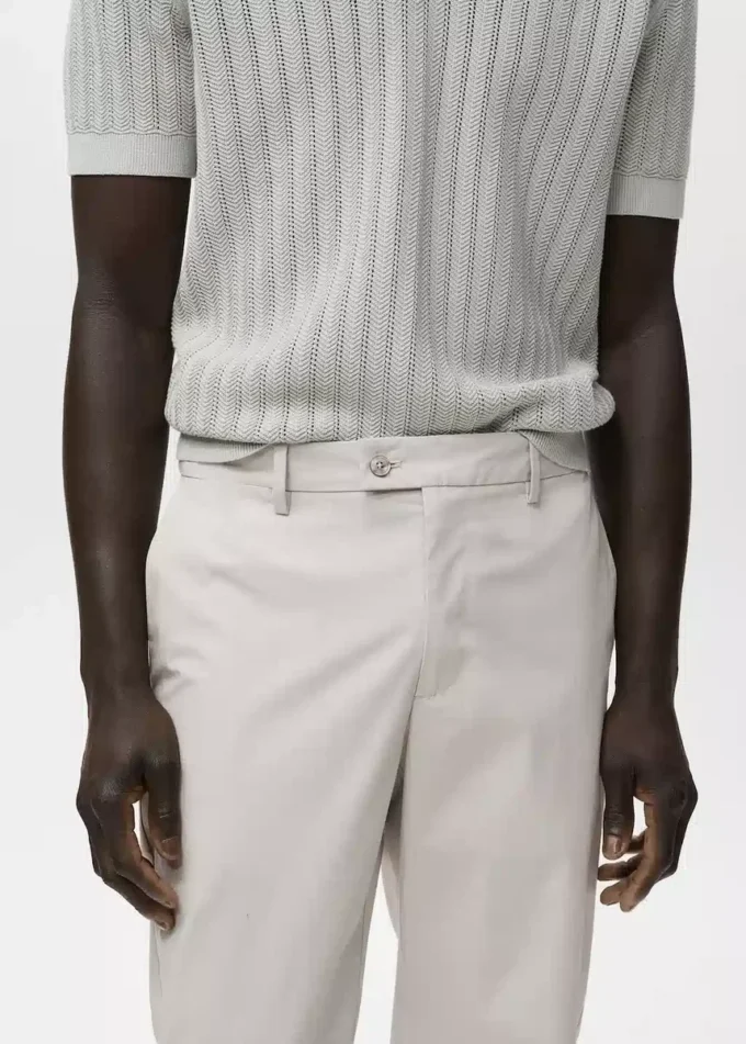 100% bavlněné kalhoty slim fit 100% bavlněné kalhoty slim fit