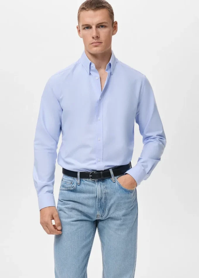 100% bavlněná oxfordská košile 100% bavlněná oxfordská košile