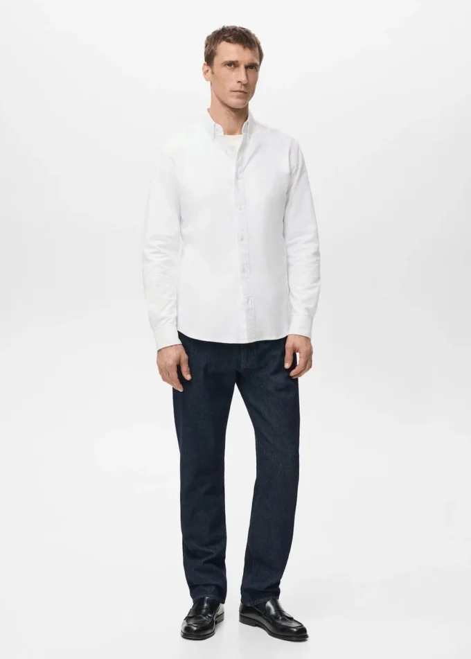 100% bavlněná oxfordská košile 100% bavlněná oxfordská košile