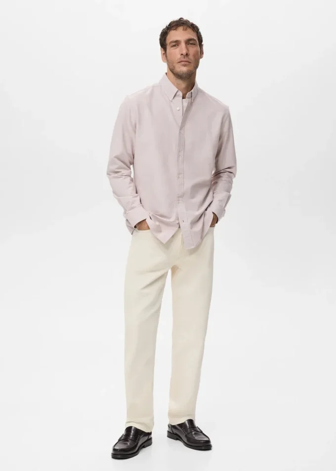 100% bavlněná oxfordská košile 100% bavlněná oxfordská košile