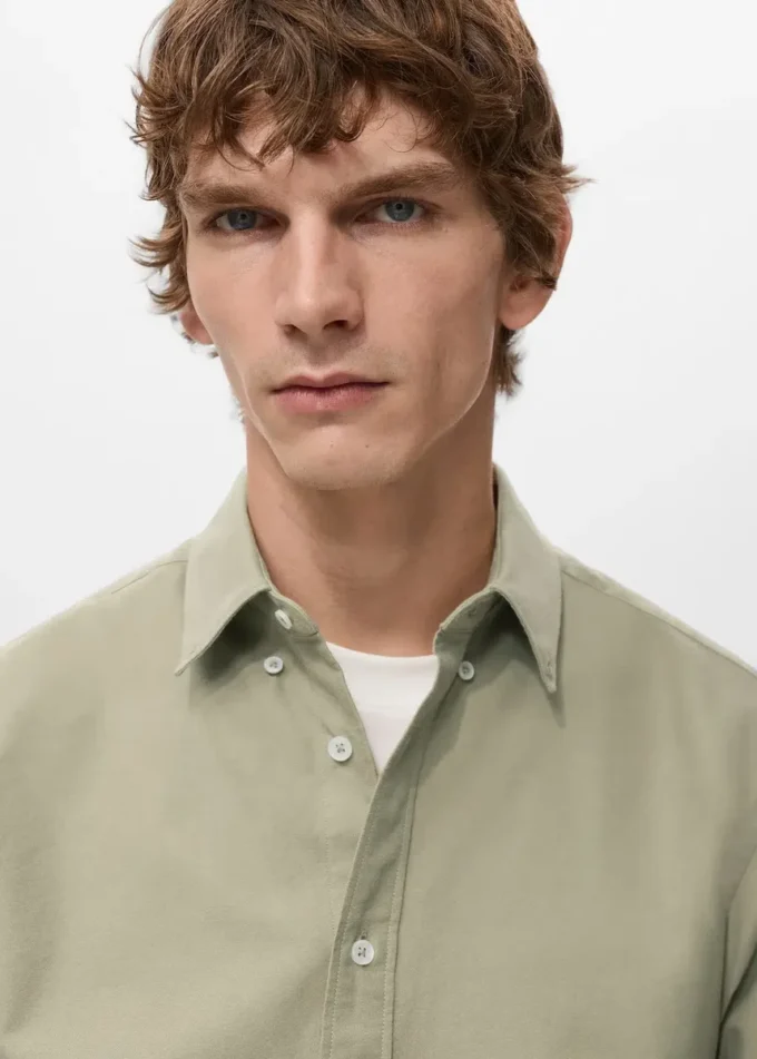 100% bavlněná oxfordská košile 100% bavlněná oxfordská košile