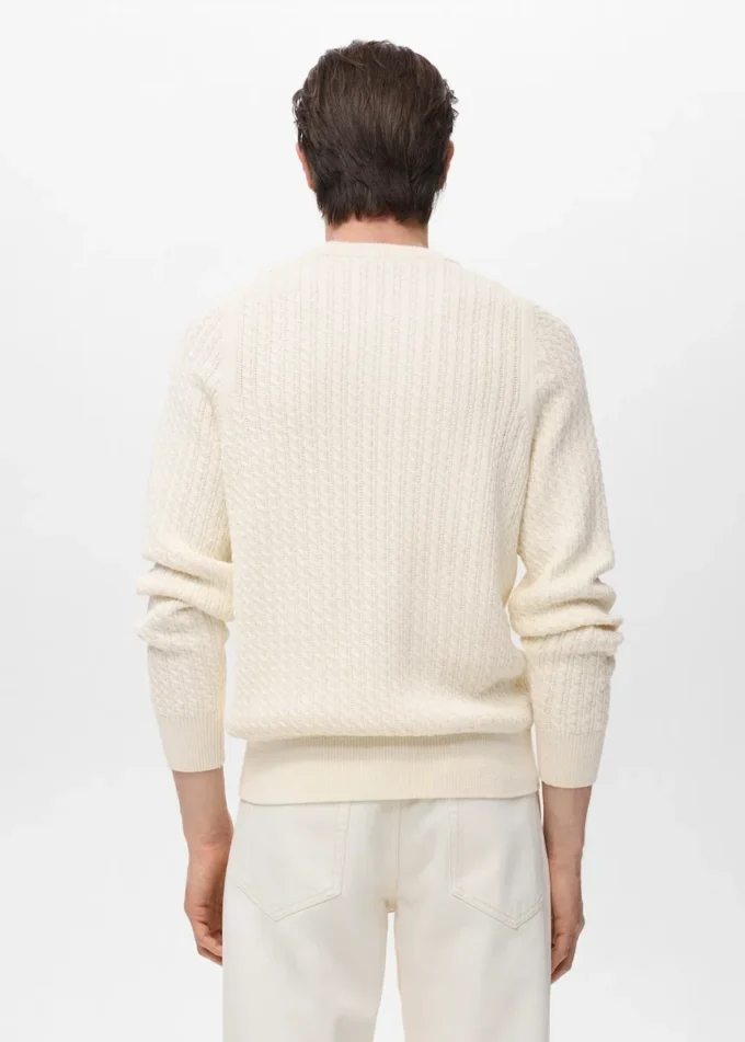 100% bavlněný pletený svetr 100% bavlněný pletený svetr