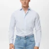 100% bavlněná pruhovaná košile slim fit 100% bavlněná pruhovaná košile slim fit