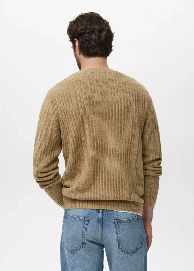 100% bavlněný strukturovaný svetr 100% bavlněný strukturovaný svetr