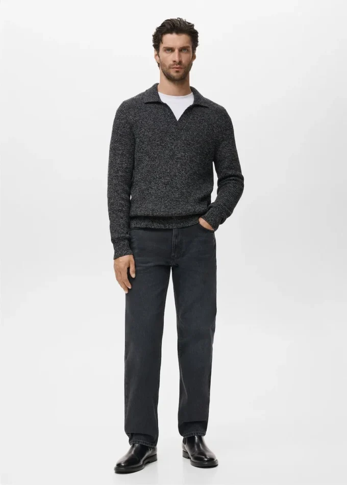 100% bavlněný svetr s rolákem 100% bavlněný svetr s rolákem