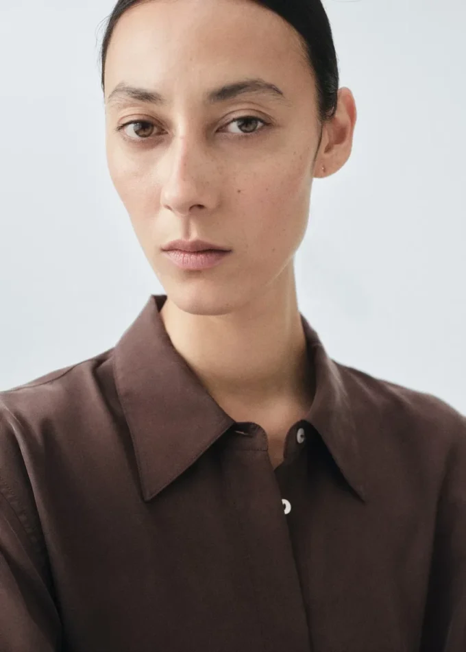 100% hedvábná oversized košile 100% hedvábná oversized košile