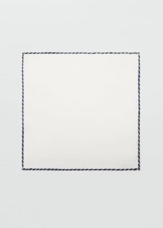 100% hedvábný vyšívaný kapesník