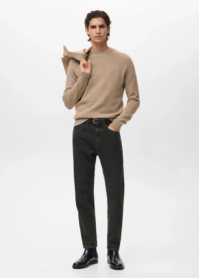 100% italský vlněný pletený svetr 100% italský vlněný pletený svetr