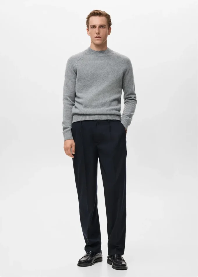 100% italský vlněný pletený svetr 100% italský vlněný pletený svetr