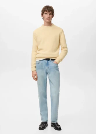 100% italský vlněný pletený svetr