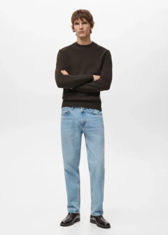 100% italský vlněný pletený svetr