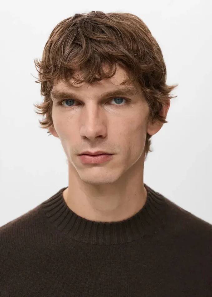 100% italský vlněný pletený svetr 100% italský vlněný pletený svetr