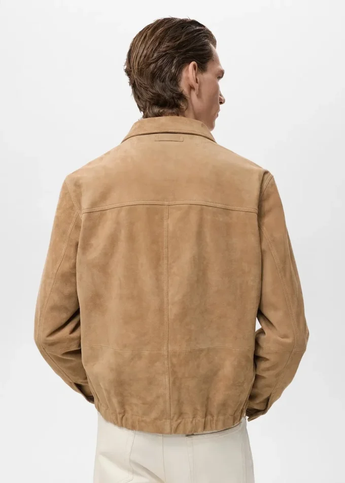 100% kožená bunda s kapsami 100% kožená bunda s kapsami