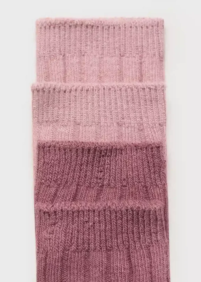 2 balení žebrovaných ponožek