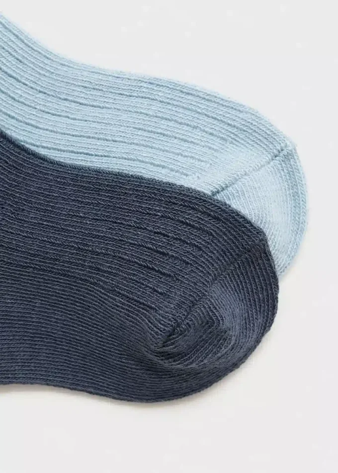 2 balení žebrovaných ponožek 2 balení žebrovaných ponožek