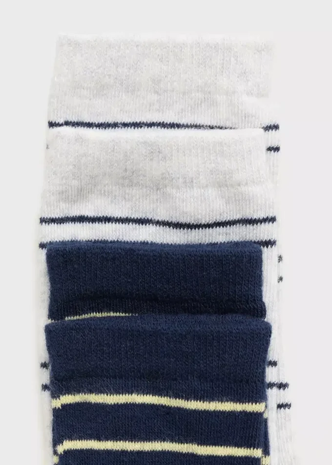 2 balení pruhovaných ponožek 2 balení pruhovaných ponožek