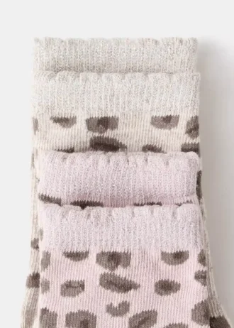 2 páry vzorovaných ponožek