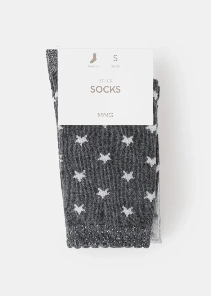 2 páry vzorovaných ponožek 2 páry vzorovaných ponožek