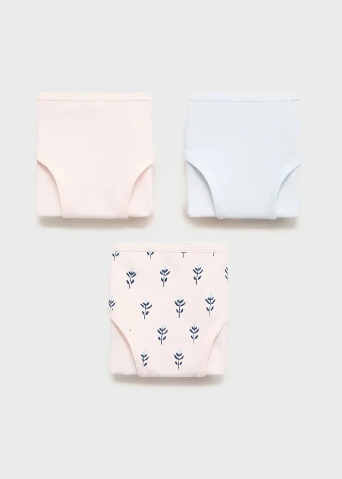 3 balení bavlněných kalhotek 3 balení bavlněných kalhotek