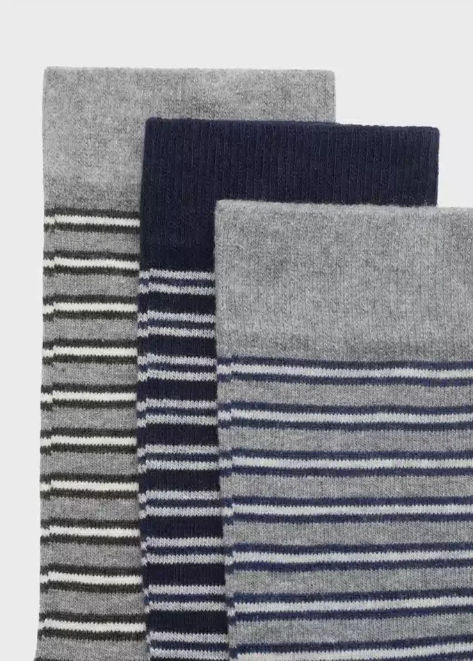 3 balení ponožek v různých provedeních 3 balení ponožek v různých provedeních