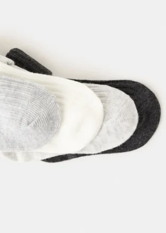 4 páry žebrovaných ponožek