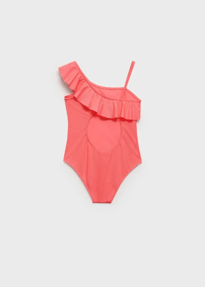 Asymetrické plavky s volánky