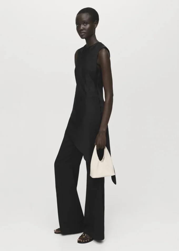 Asymetrický saténový top Asymetrický saténový top