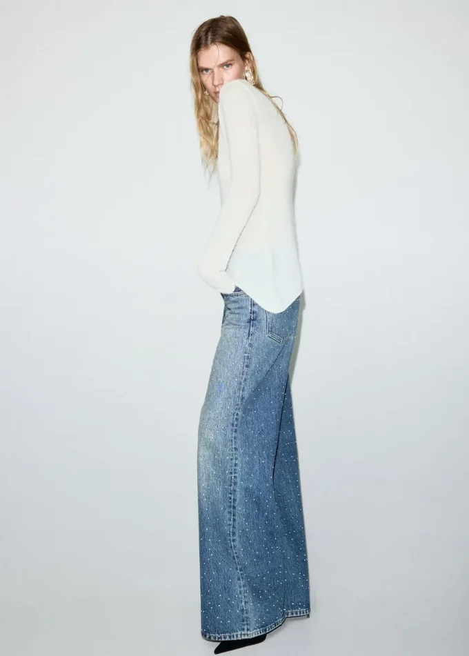 Asymetrický svetr z alpaka a vlny Asymetrický svetr z alpaka a vlny