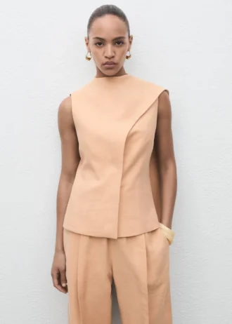 Asymetrický top s foulardem