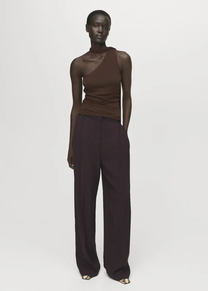 Asymetrický top s foulardem Asymetrický top s foulardem