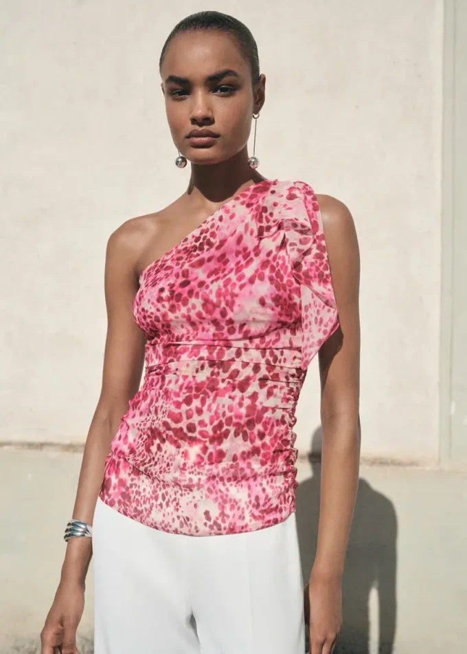 Asymetrický top s potiskem Asymetrický top s potiskem