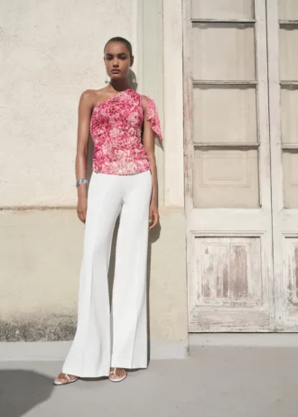 Asymetrický top s potiskem