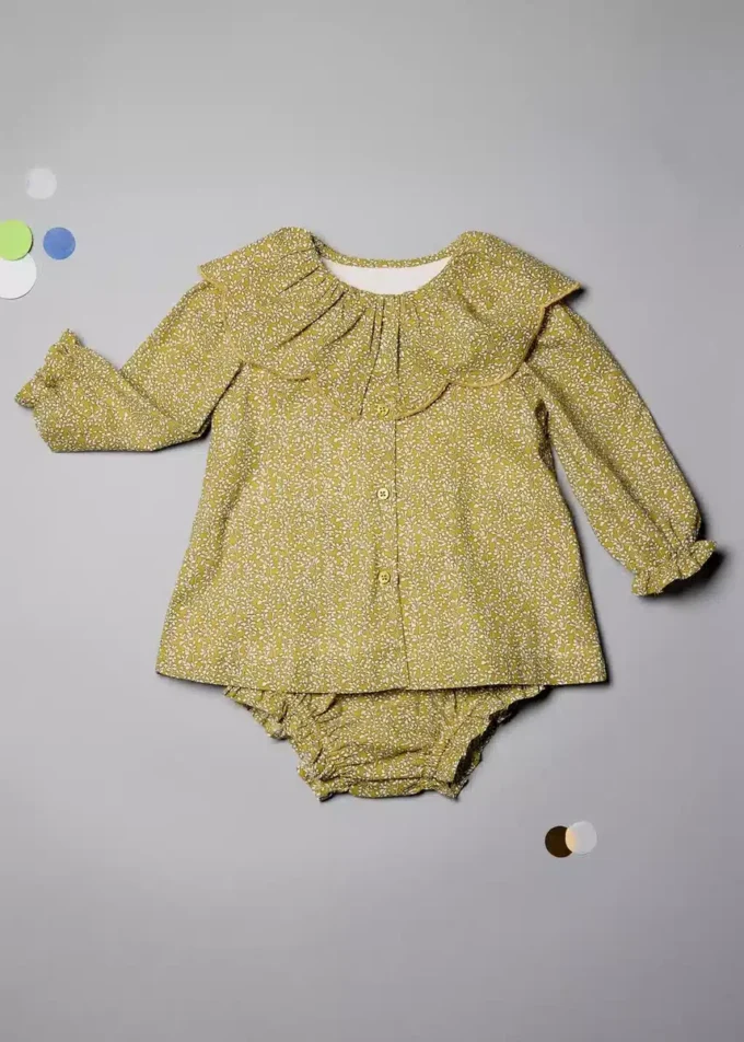 Šaty a volánkové dupačky Šaty a volánkové dupačky