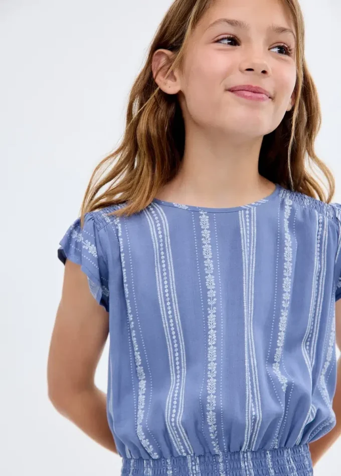 Šaty s květinovou výšivkou Šaty s květinovou výšivkou