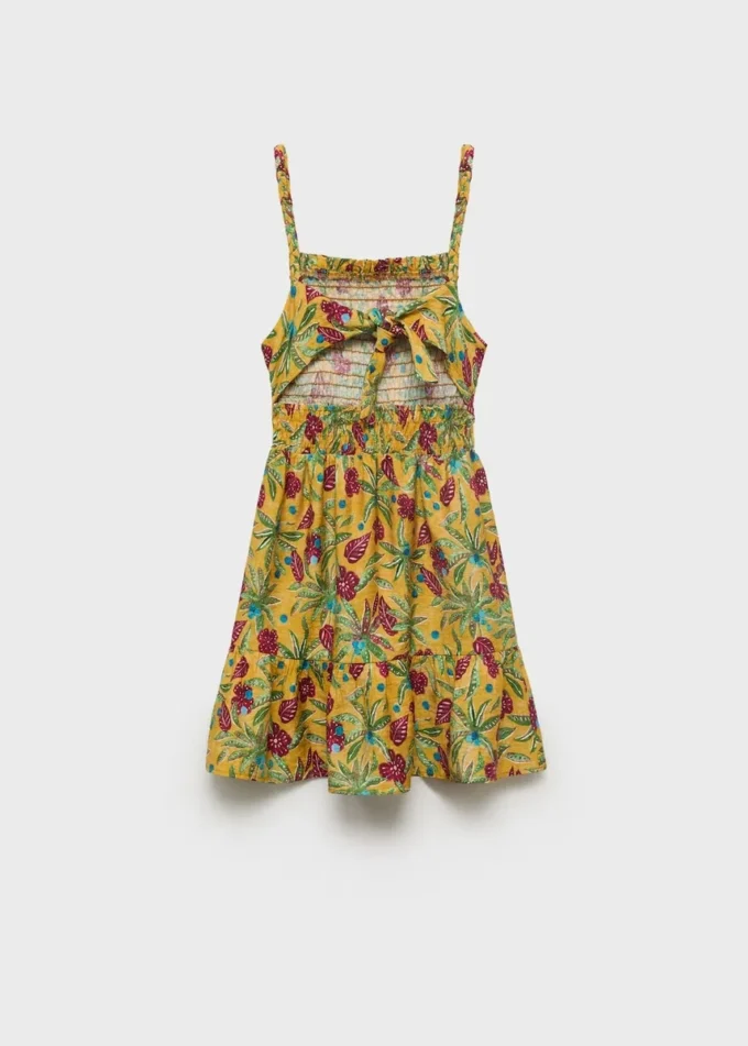 Šaty s potiskem a řasením Šaty s potiskem a řasením